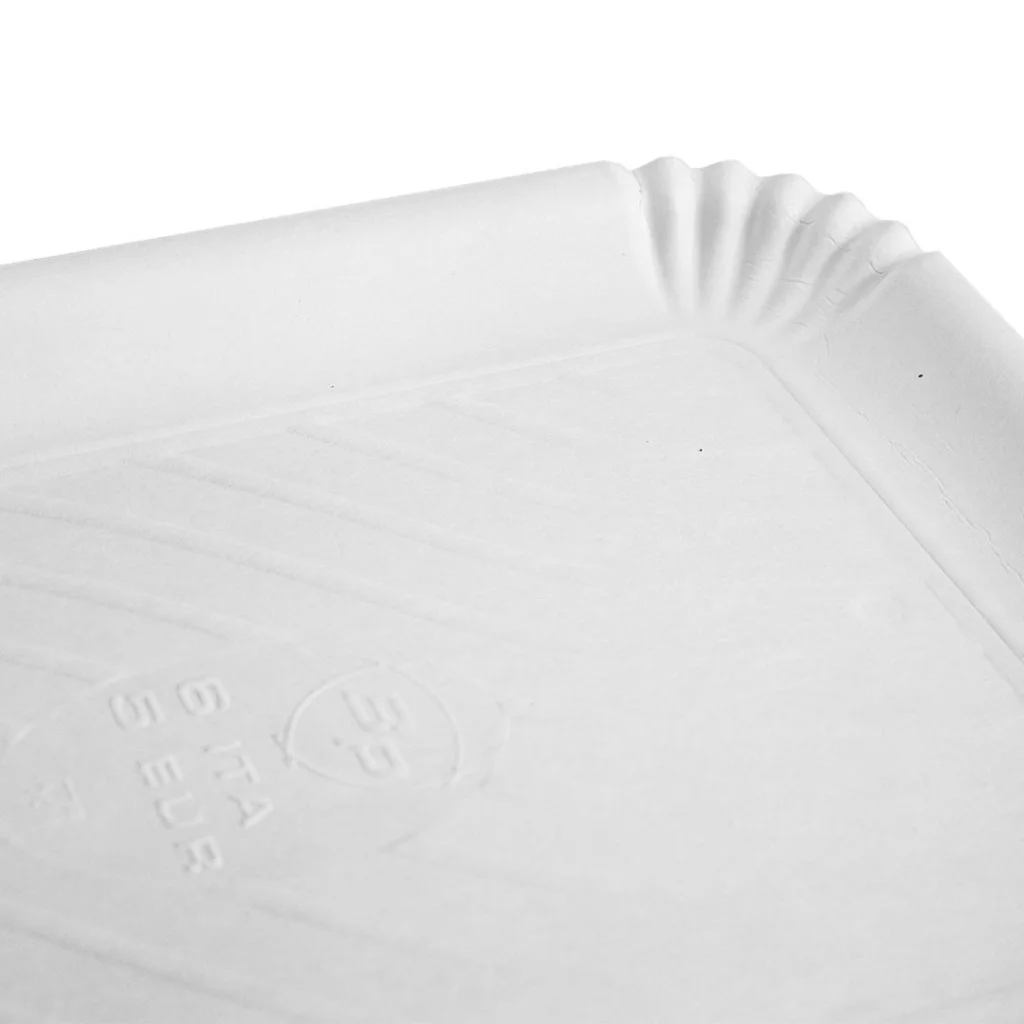 Vassoi Pasticceria in Cartone Bianco Per Alimenti da 10 kg DIMENSIONI N° 2  - 14x21,5 Cm